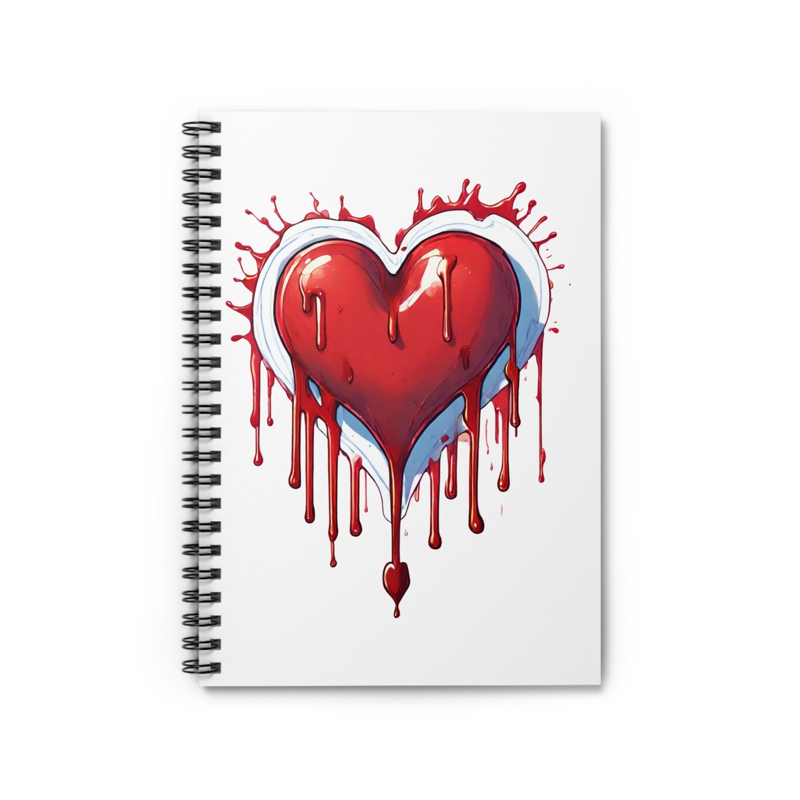Dripping Heart Spiral Notebook - Image 2