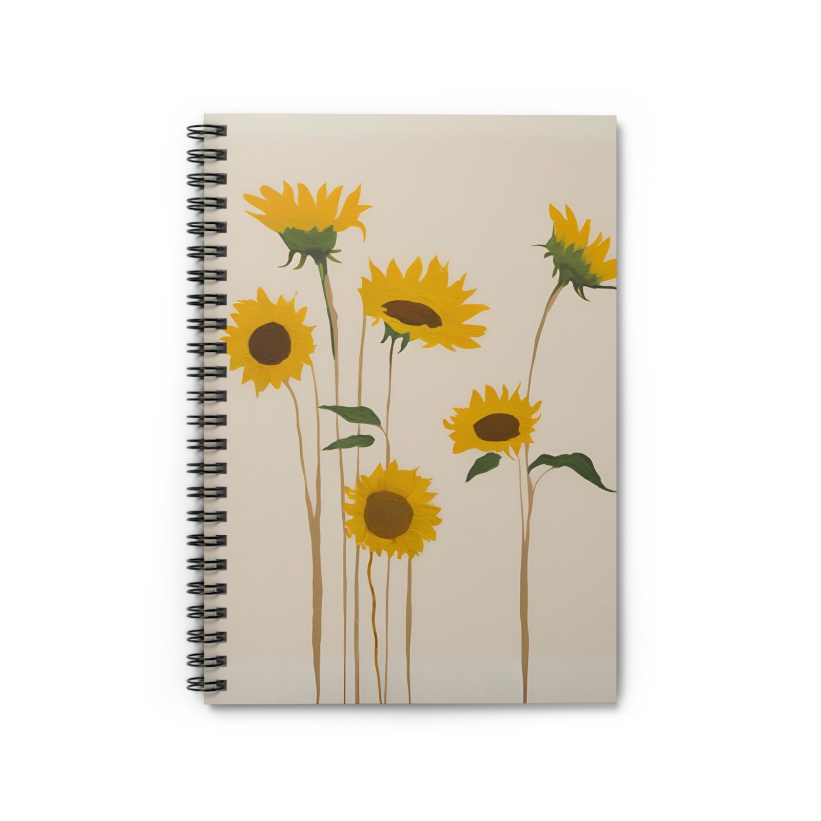 Sunflower Spiral Notebook - IS_4300 - Image 2
