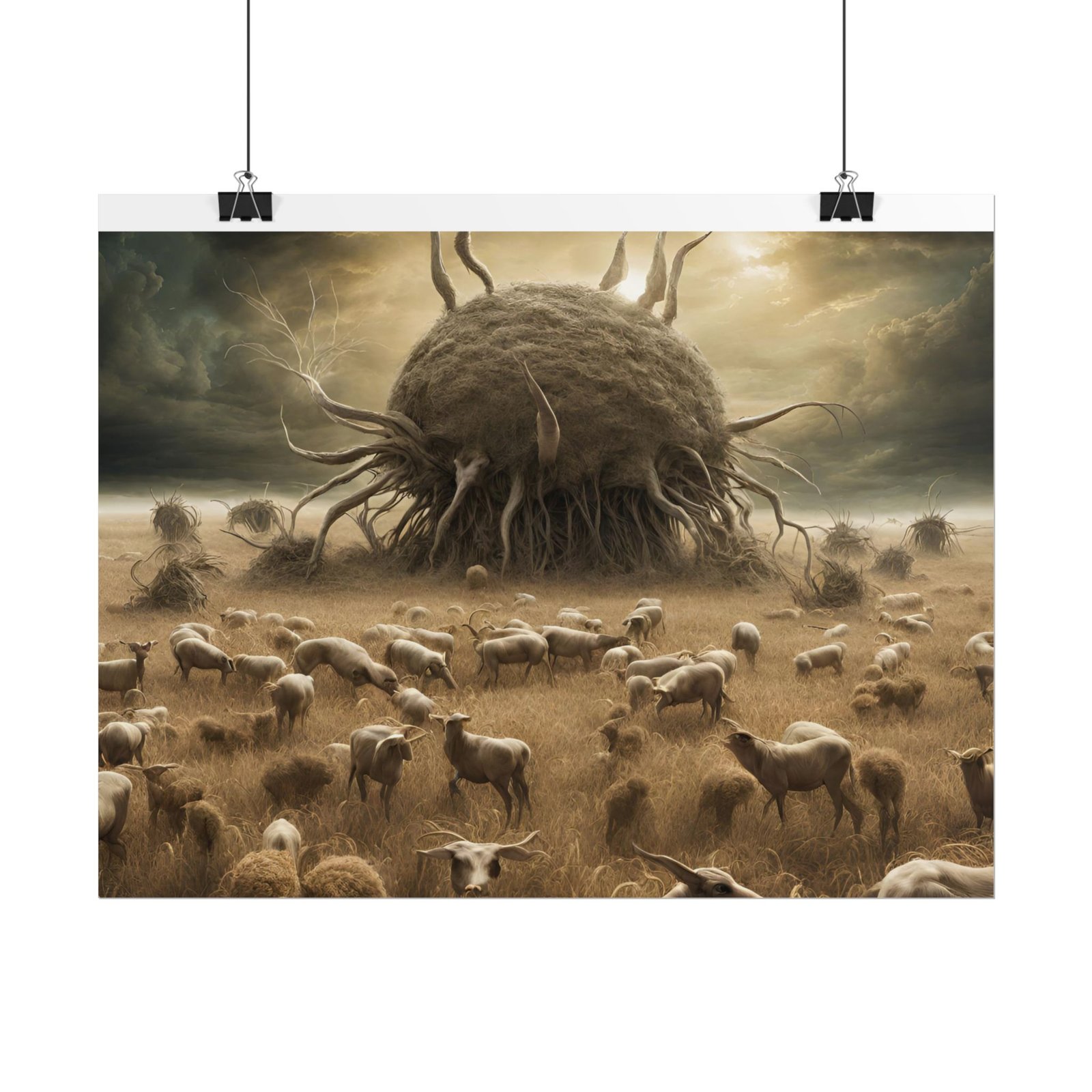 Surreal Mystical Nature Landscape Rolled Poster - Image 14