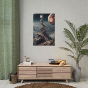IS_0071 Cosmic Journey Rolled Poster - Inspirational Space Art for Home Decor