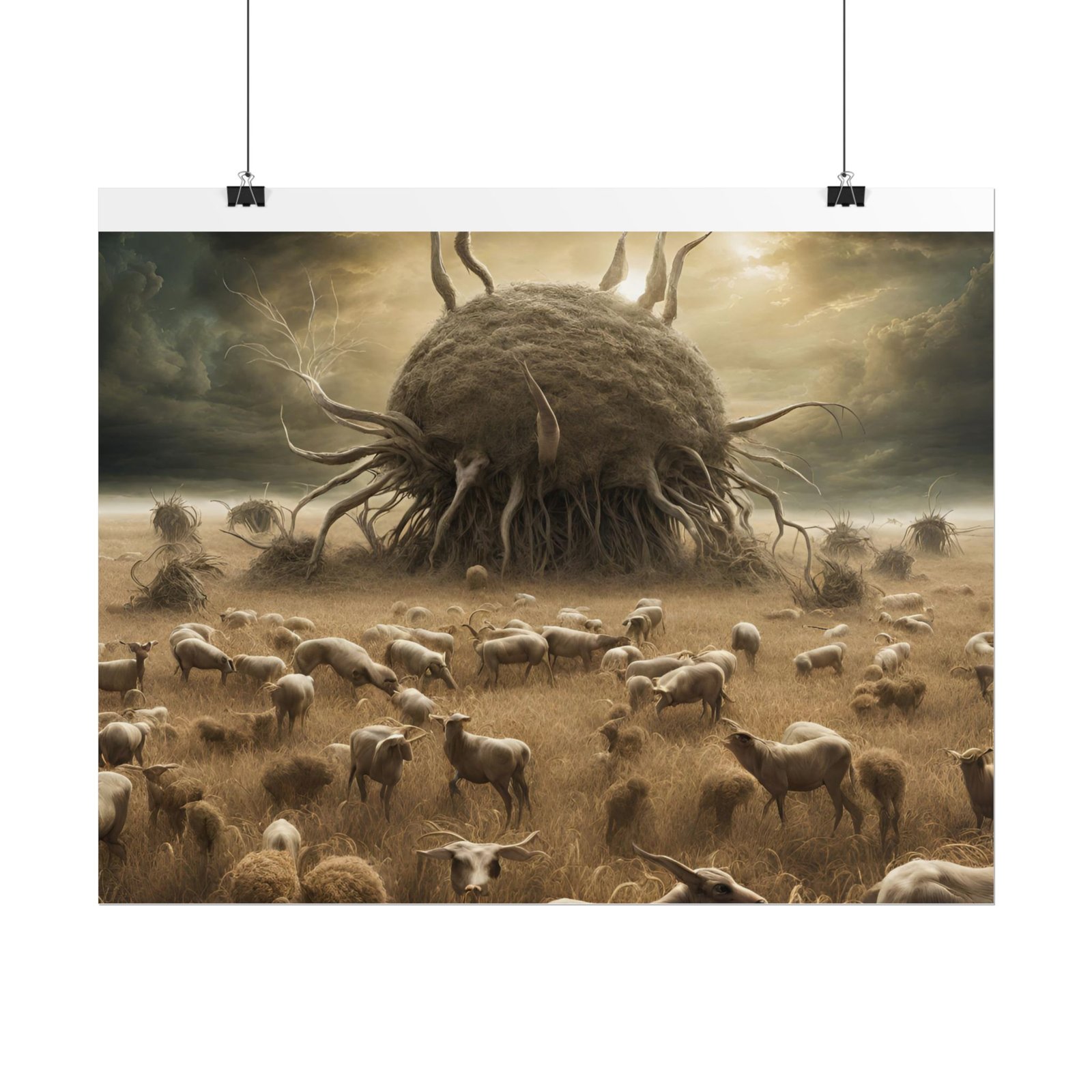 Surreal Mystical Nature Landscape Rolled Poster - Image 10