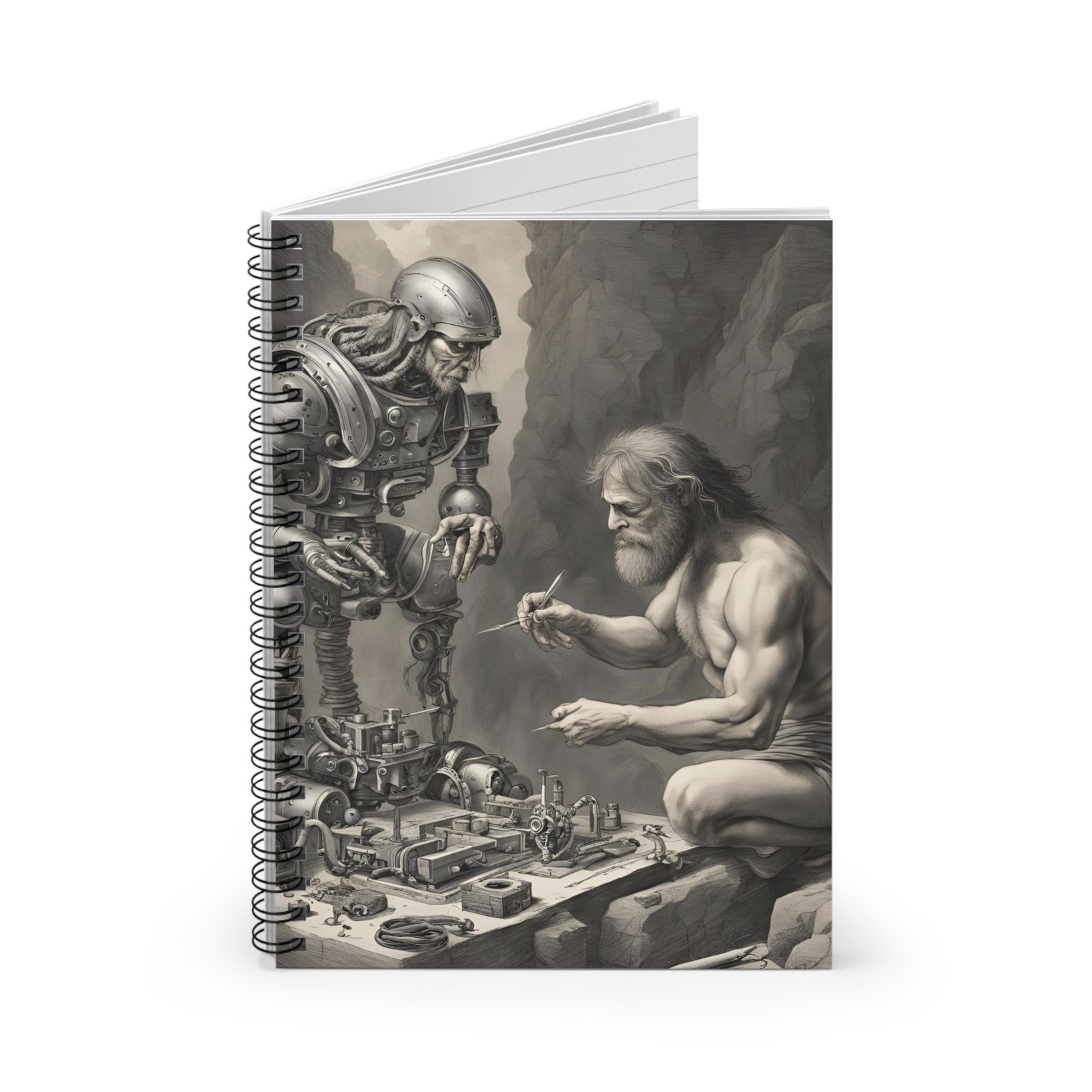 Man Made Spiral Notebook - Image 2