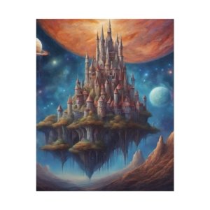 IS_0336 Floating Castle Rolled Poster