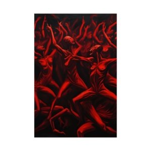 IS_3877 Expressionist Ritual Rolled Posters