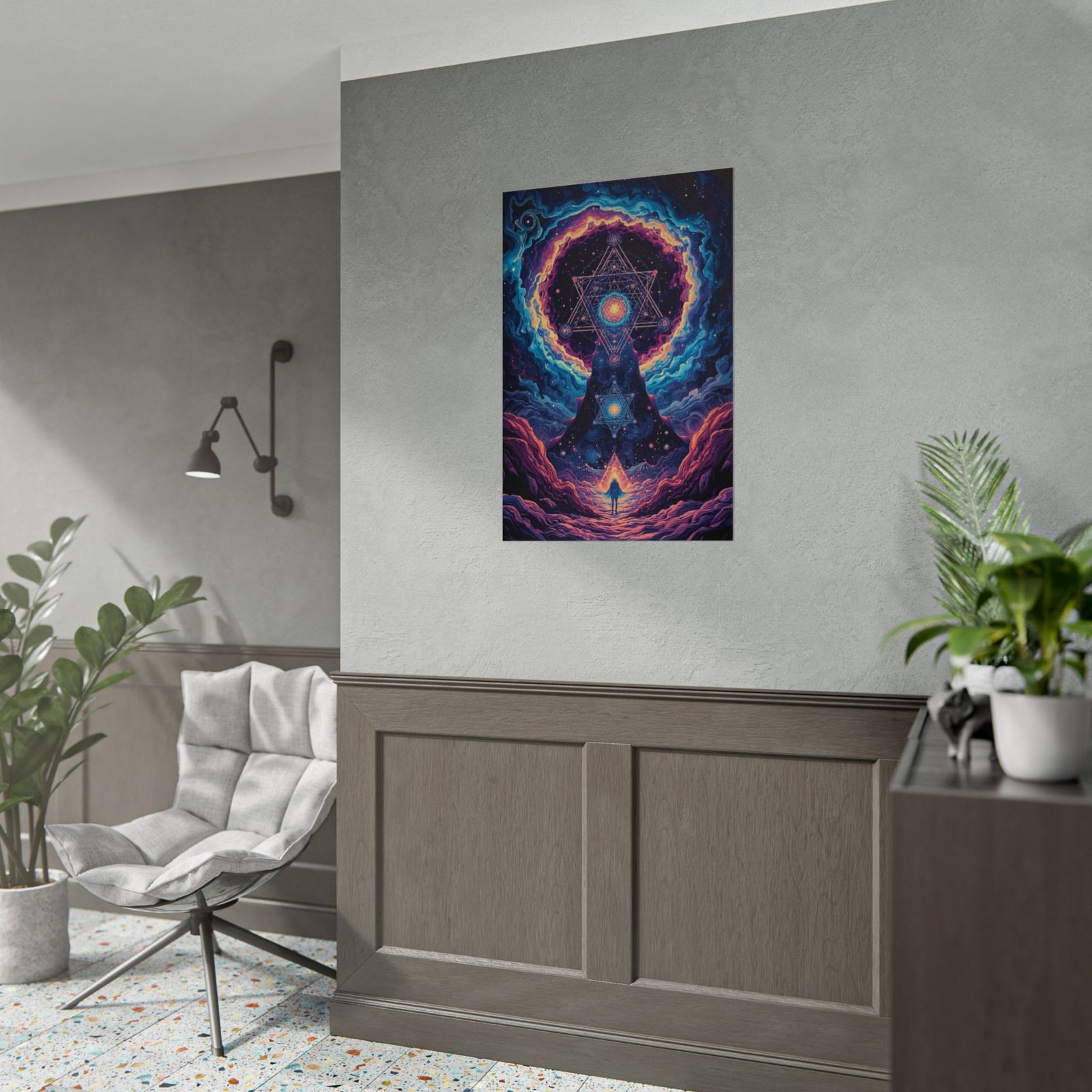 IS_6660 Mystic Journey Rolled Poster — Psychedelic Cosmic Wall Art - Image 5