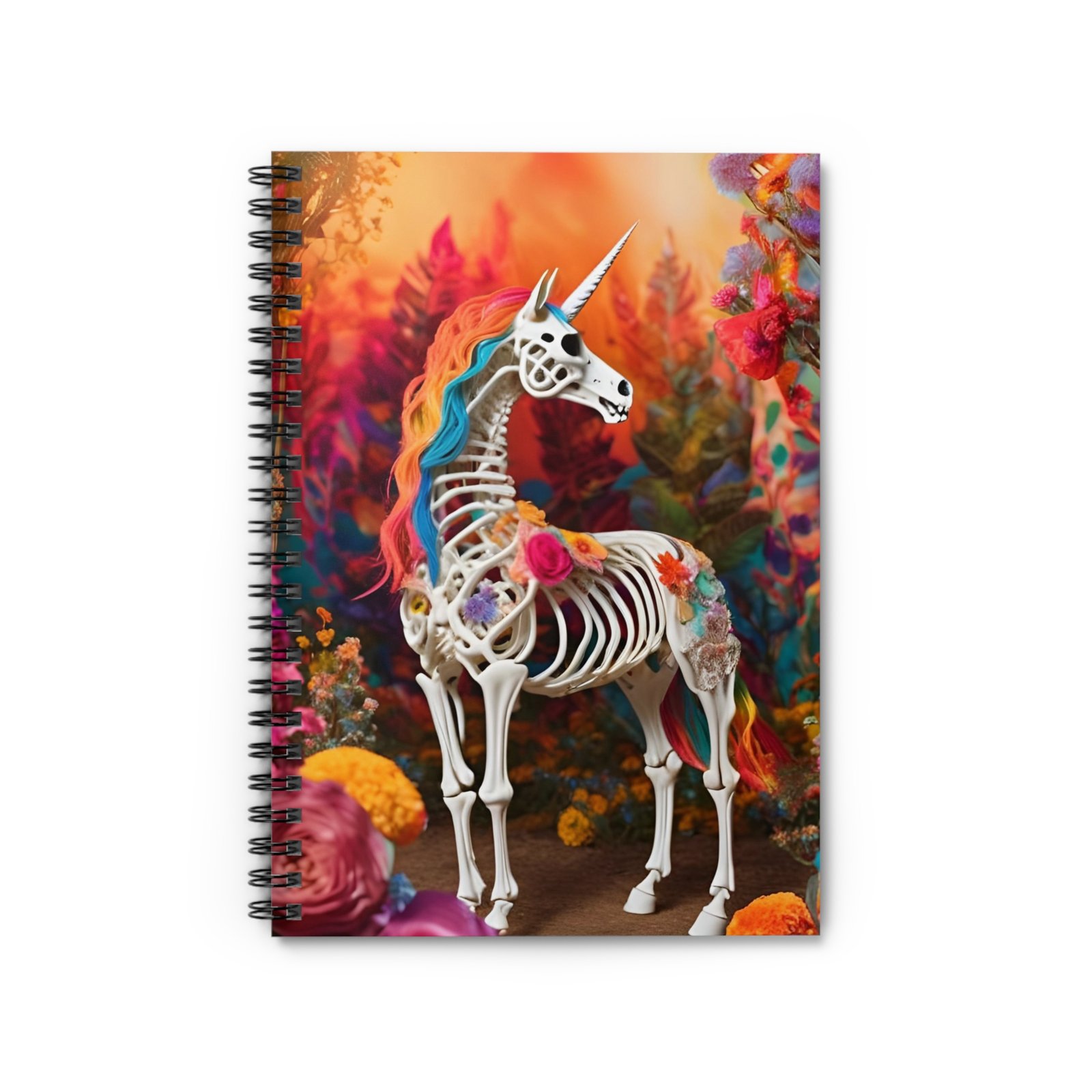 IS_4835 Whimsical Unicorn Spiral Notebook - Image 2