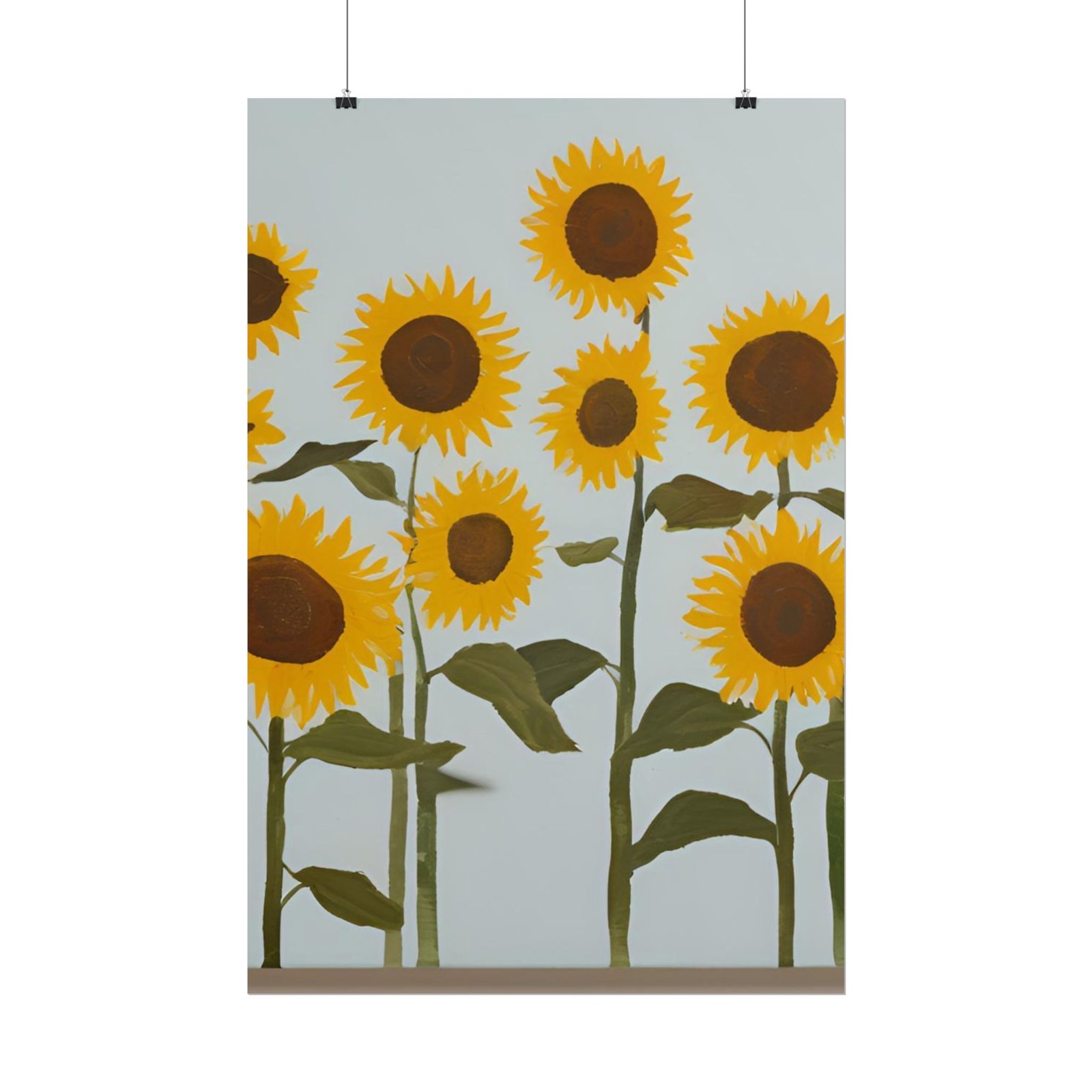 IS_4201 Sunflower Art Roll Poster - Image 6