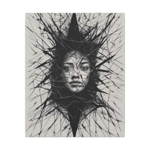 Shattered Reflection Matte Canvas 16x20"