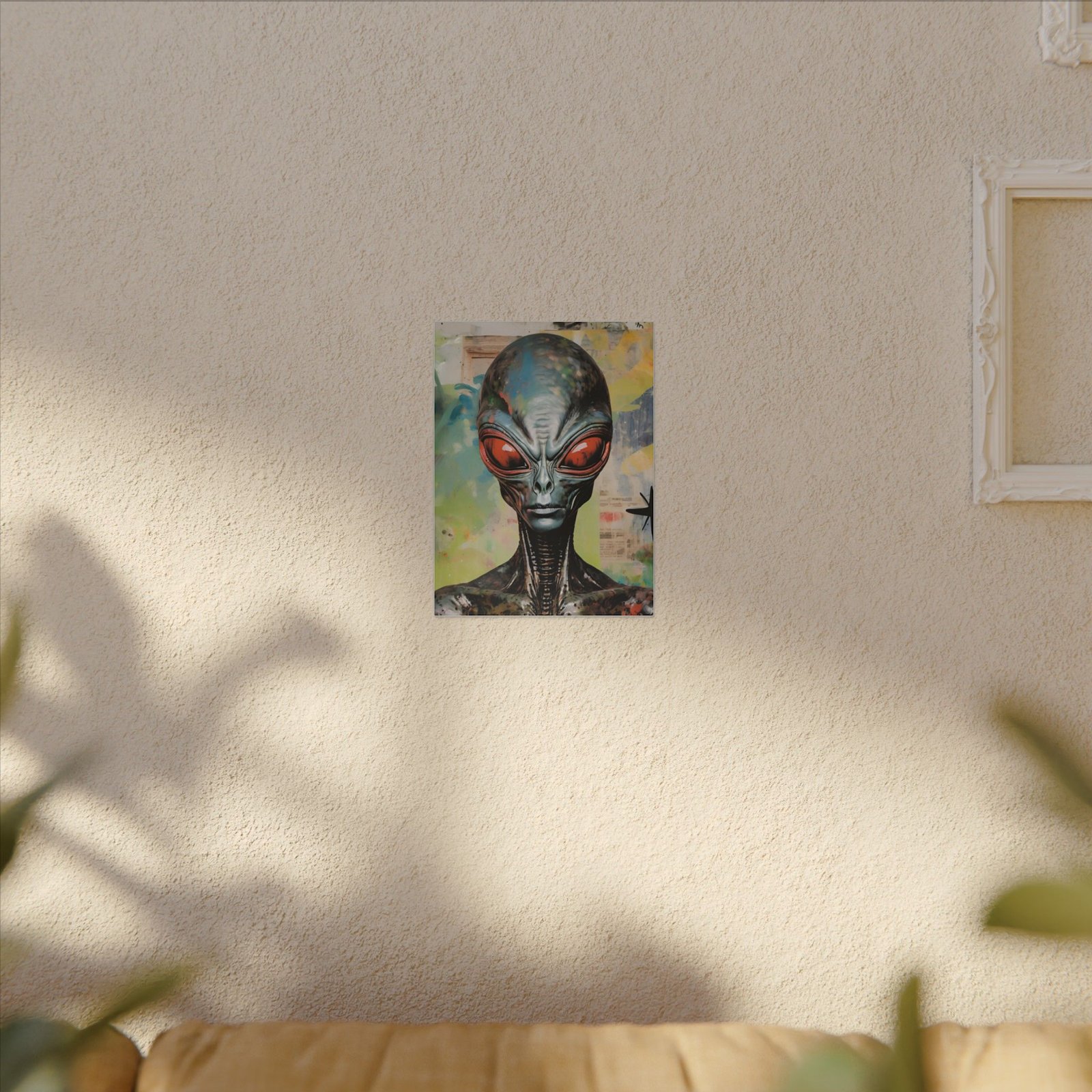 Eye-Catching Alien Matte Canvas 16x20" - Image 4