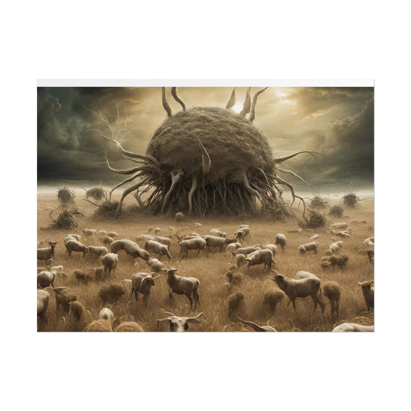 Surreal Mystical Nature Landscape Rolled Poster - Image 5
