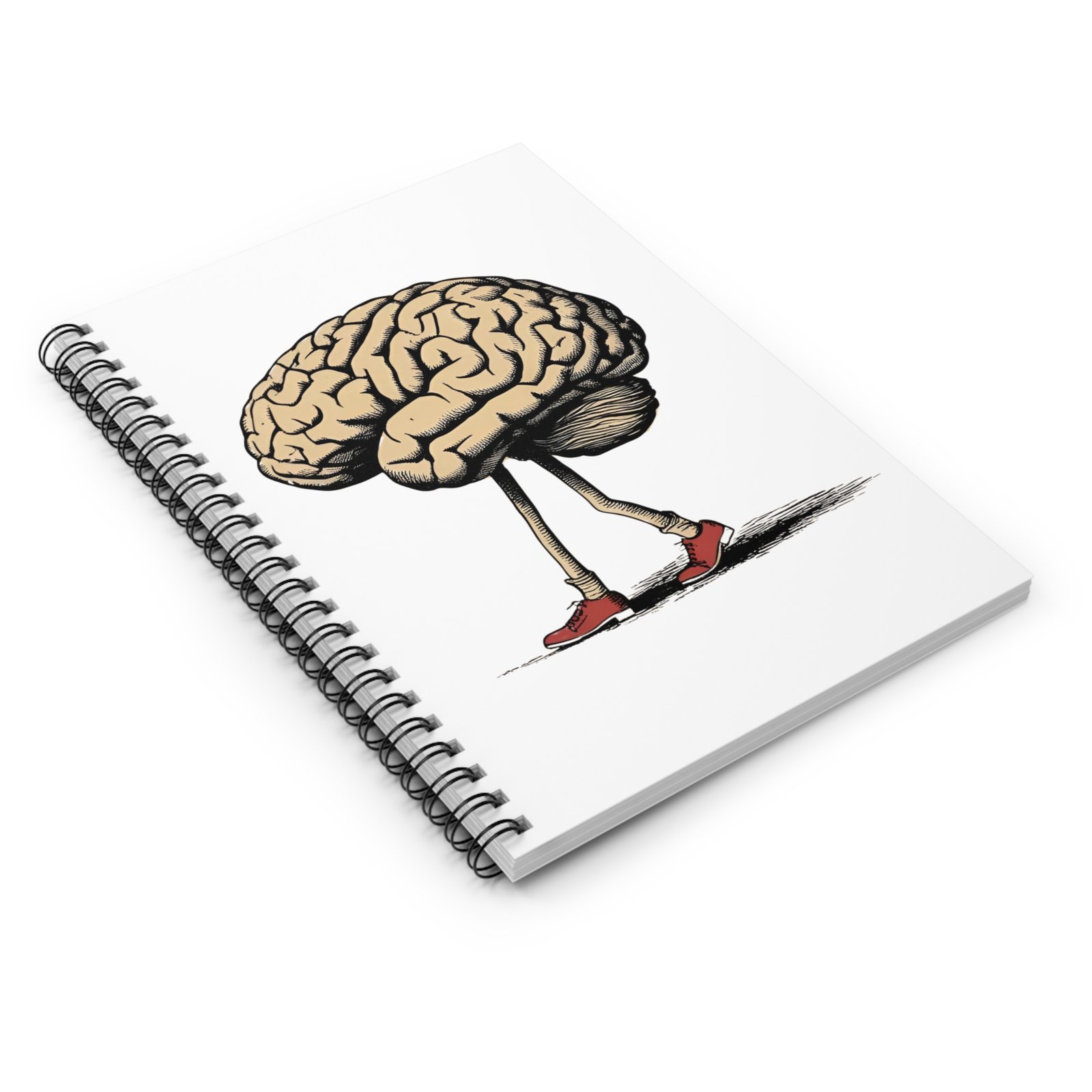 Creative Brain Art Spiral Notebook - Image 3