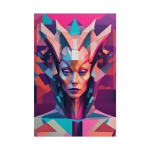 Alien Queen Cubism Rolled Posters IS_3415