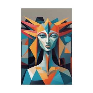 Alien Queen Cubism Rolled Posters IS_3401