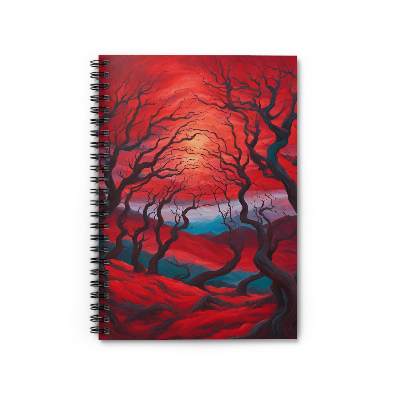 Expressionist Trees Spiral Notebook - Image 2