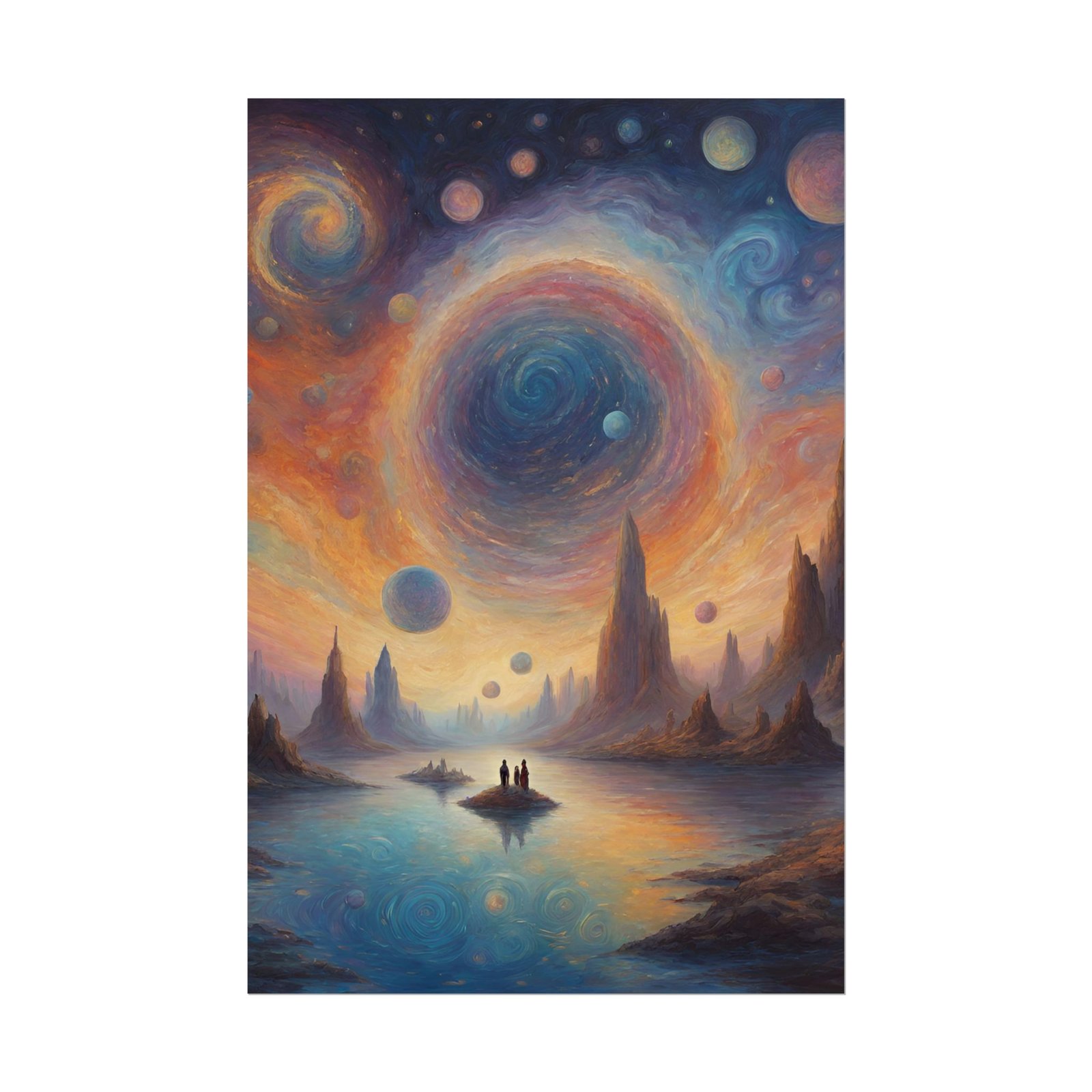 Cosmic Galaxy Dreamscape Rolled Poster