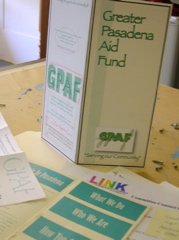 Greater Pasadena Aid Fund Brochure Design