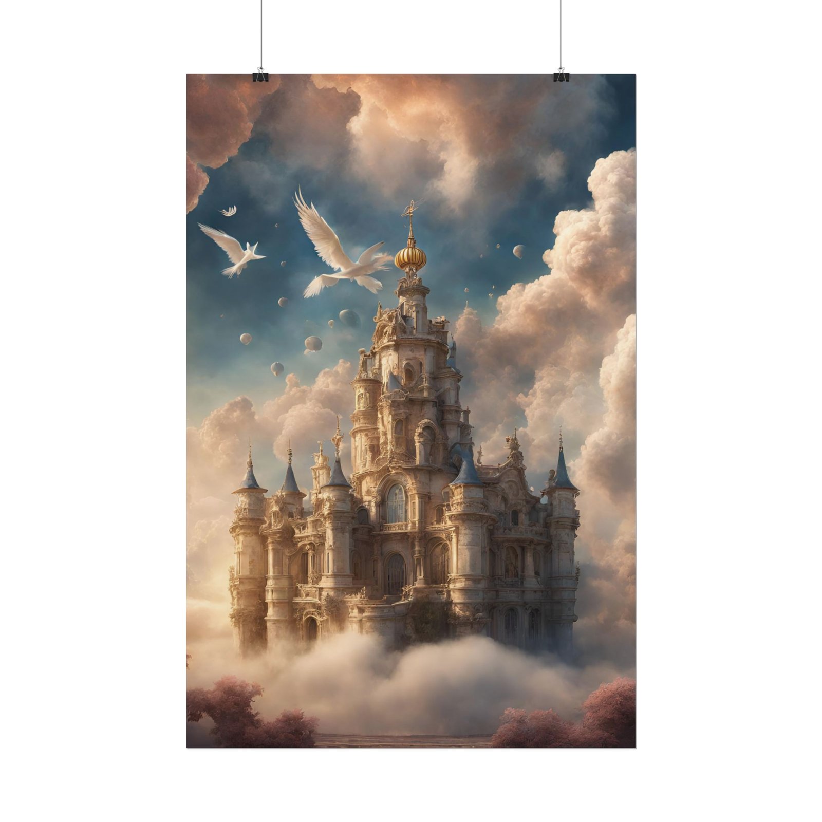 IS_0157 Fantasy Castle Rolled Poster - Image 2