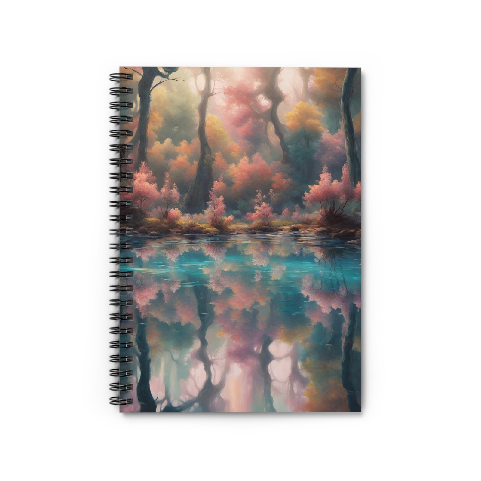 IS_0117 Serene Nature Spiral Notebook - Ruled Line for Journaling and Note-Taking - Image 2