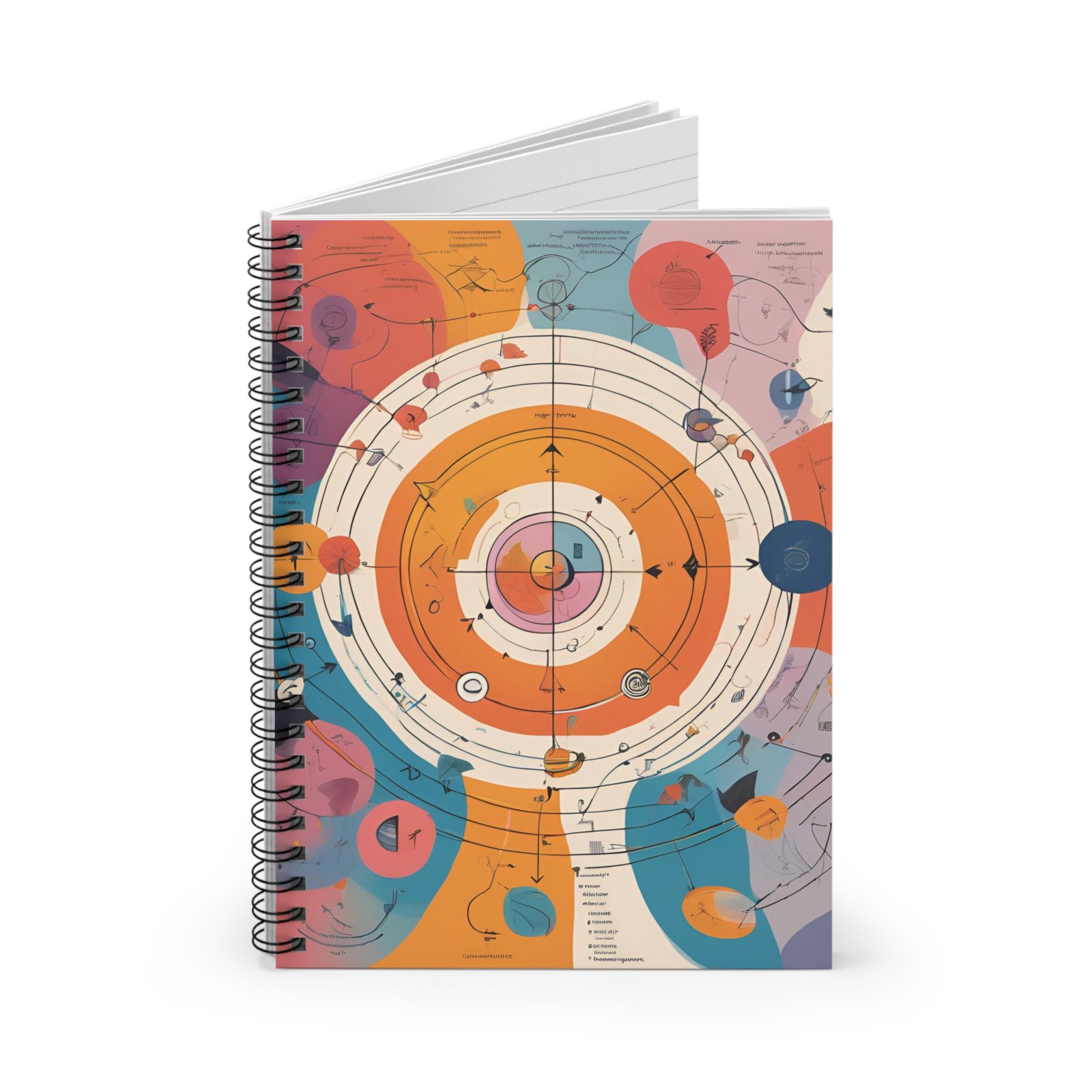 Conceptual Space Spiral Notebook