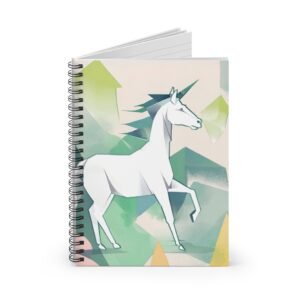 IS_1286 Spiral Unicorn Notebook