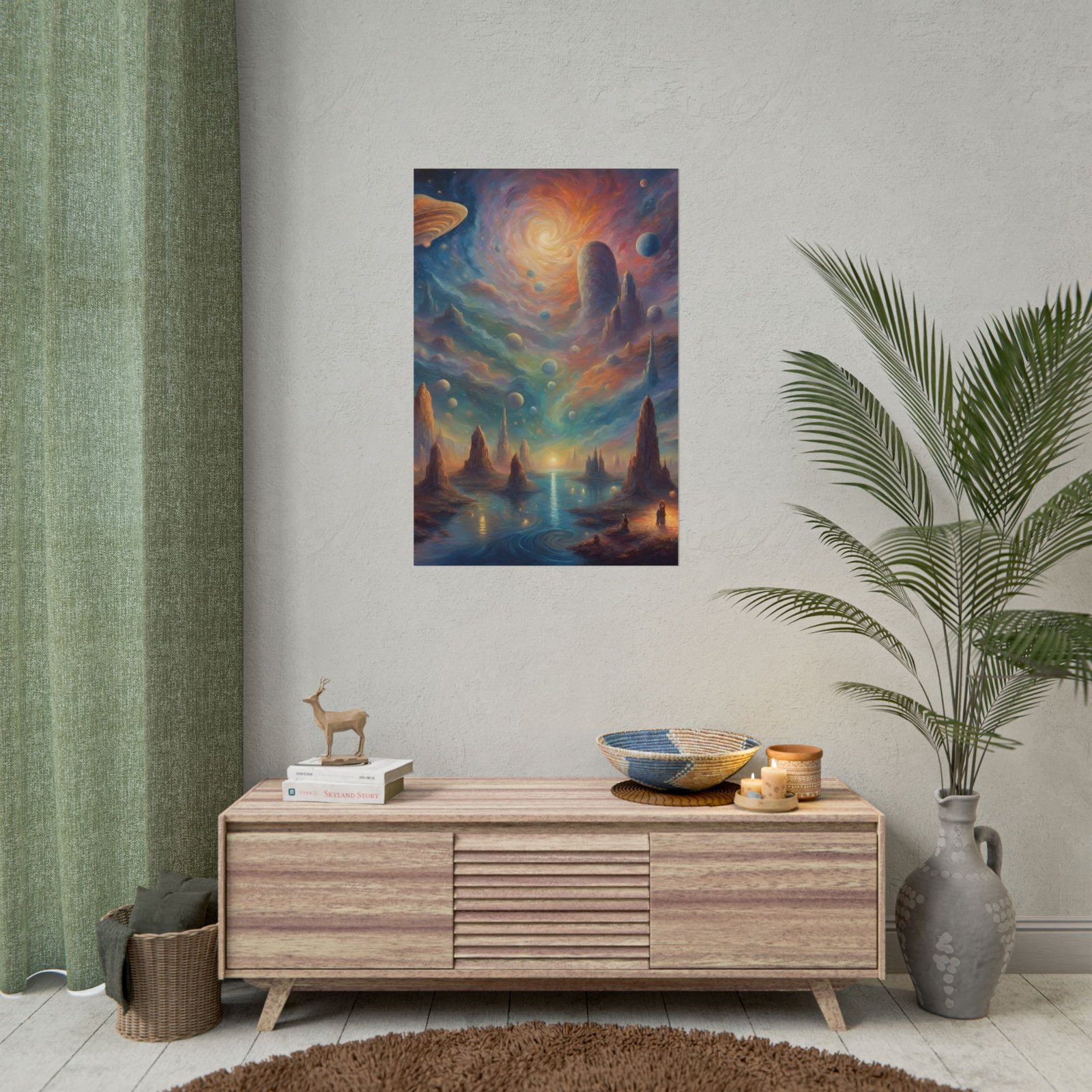 IS_0095 Cosmic Dreamscape Rolled Poster - Image 4