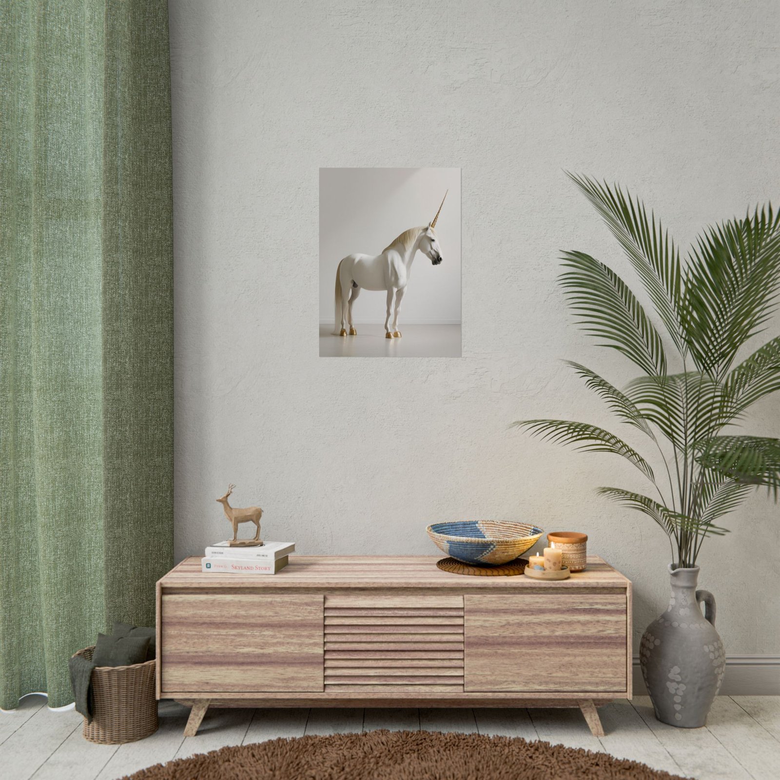IS_4465 Majestic Unicorn Rolled Poster - Whimsical Home Decor - Image 20