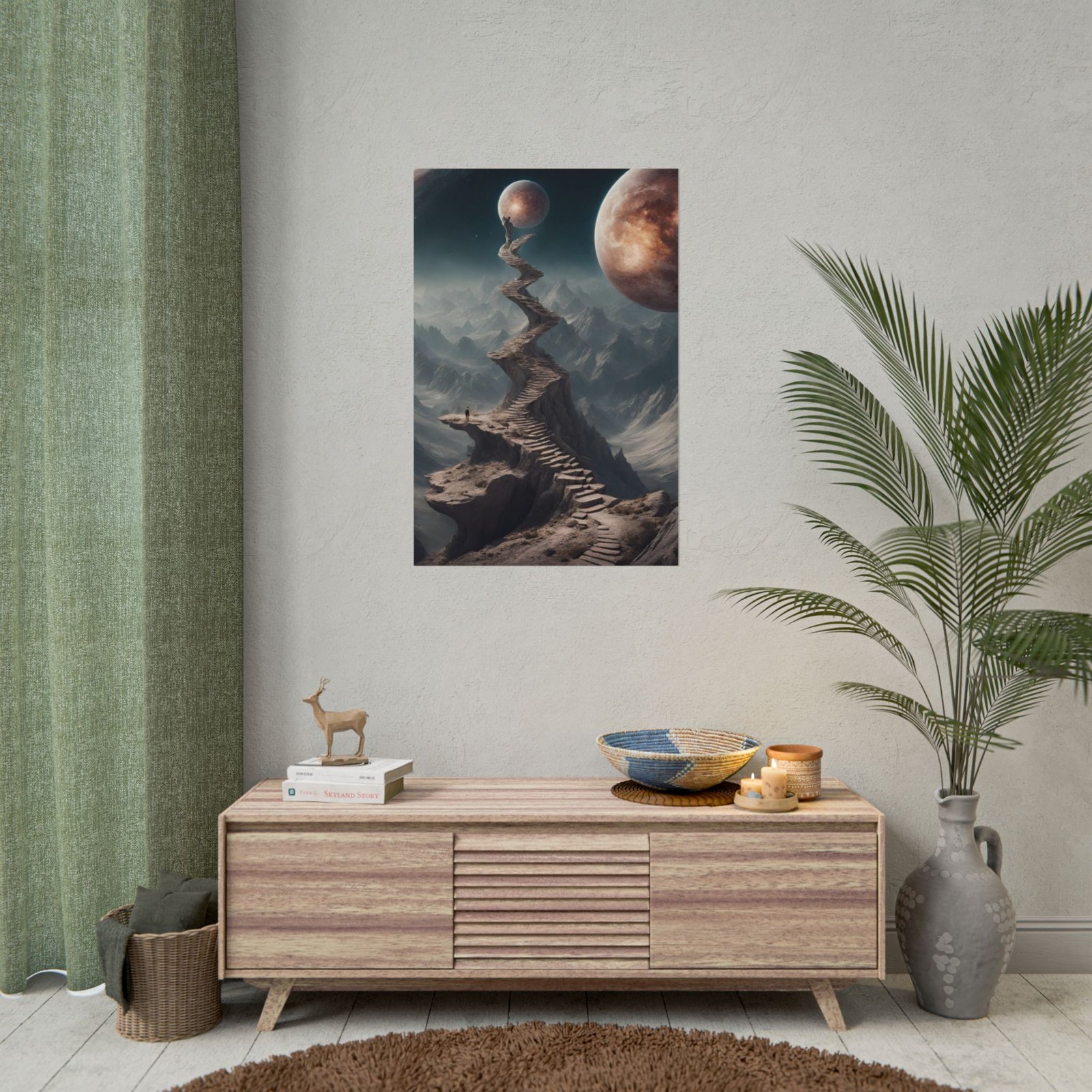 Inspirational Cosmic Journey Rolled Poster