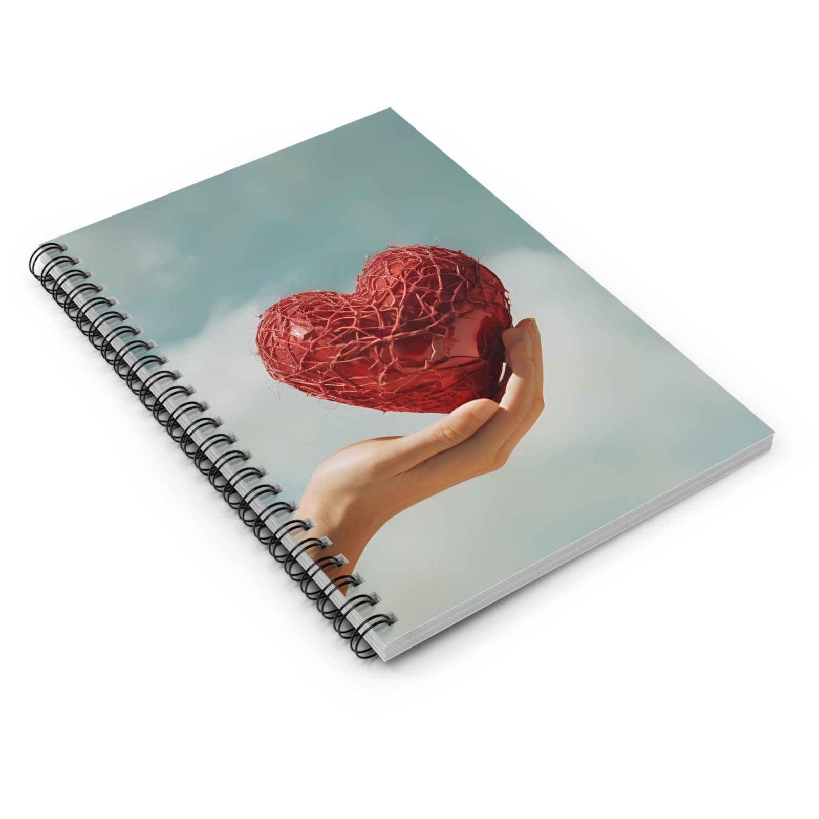 Heart Spiral Notebook - IS_3579 - Image 3
