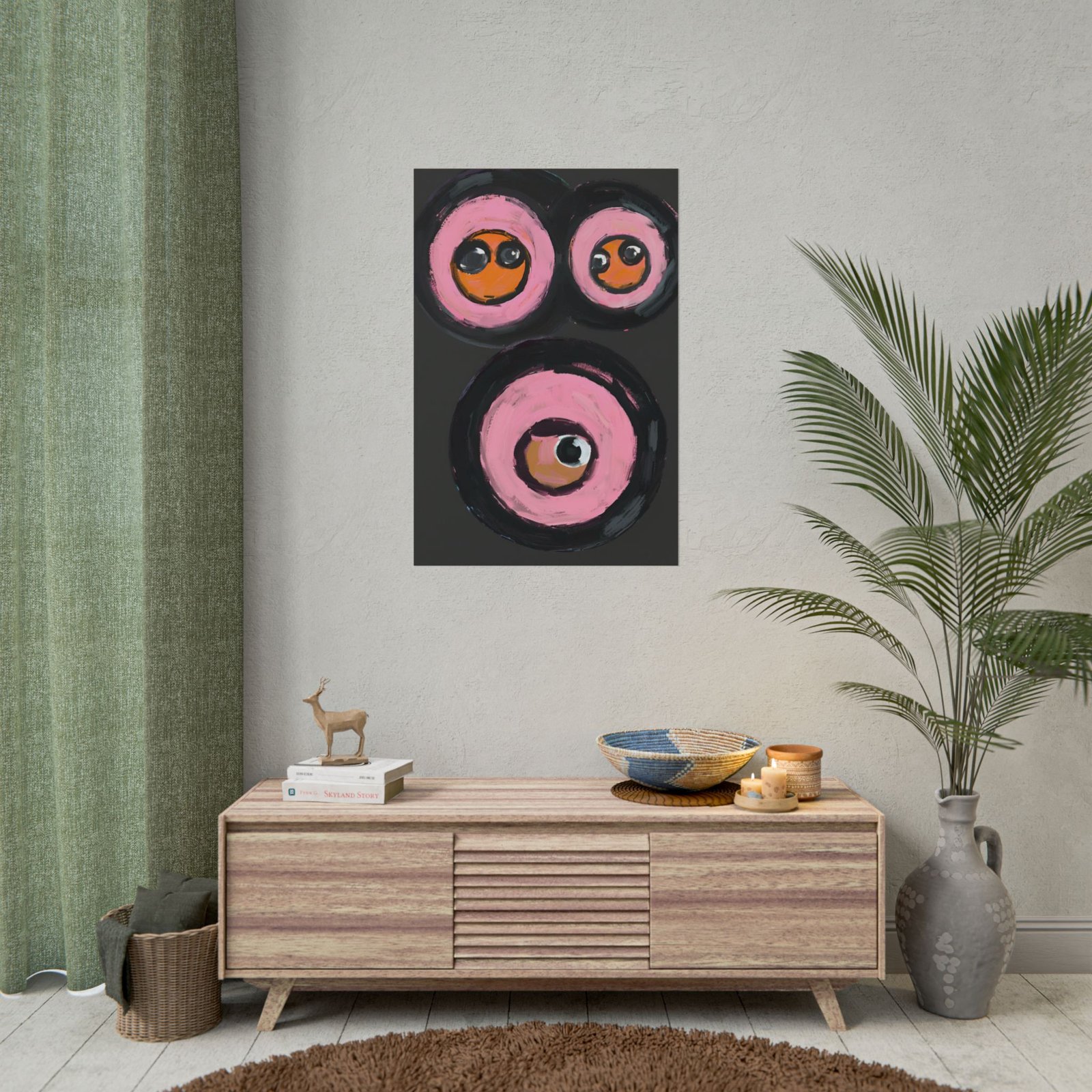 IS_4482 Abstract Eyeball Rolled Poster - Image 8