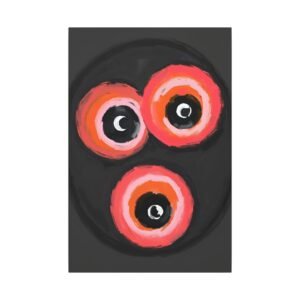 Abstract Eye Matte Canvas 24x36"