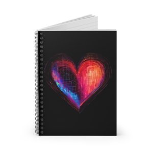 Conceptual Heart Spiral Notebook IS_3360