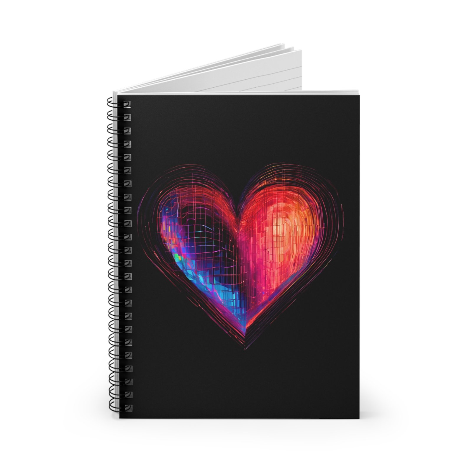 Conceptual Heart Spiral Notebook
