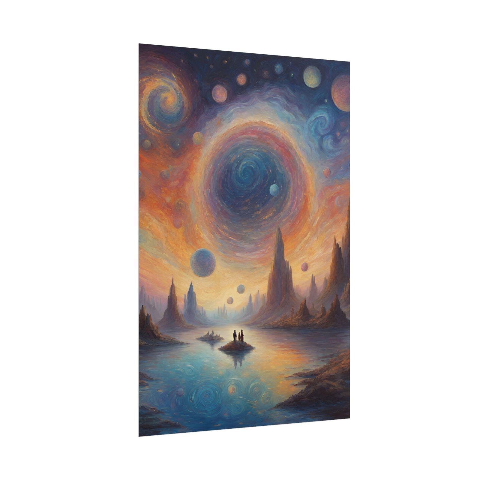 Cosmic Galaxy Dreamscape Rolled Poster - Image 2