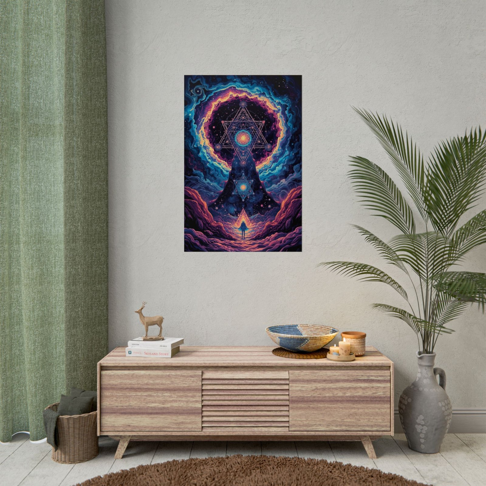 IS_6660 Mystic Journey Rolled Poster — Psychedelic Cosmic Wall Art - Image 4