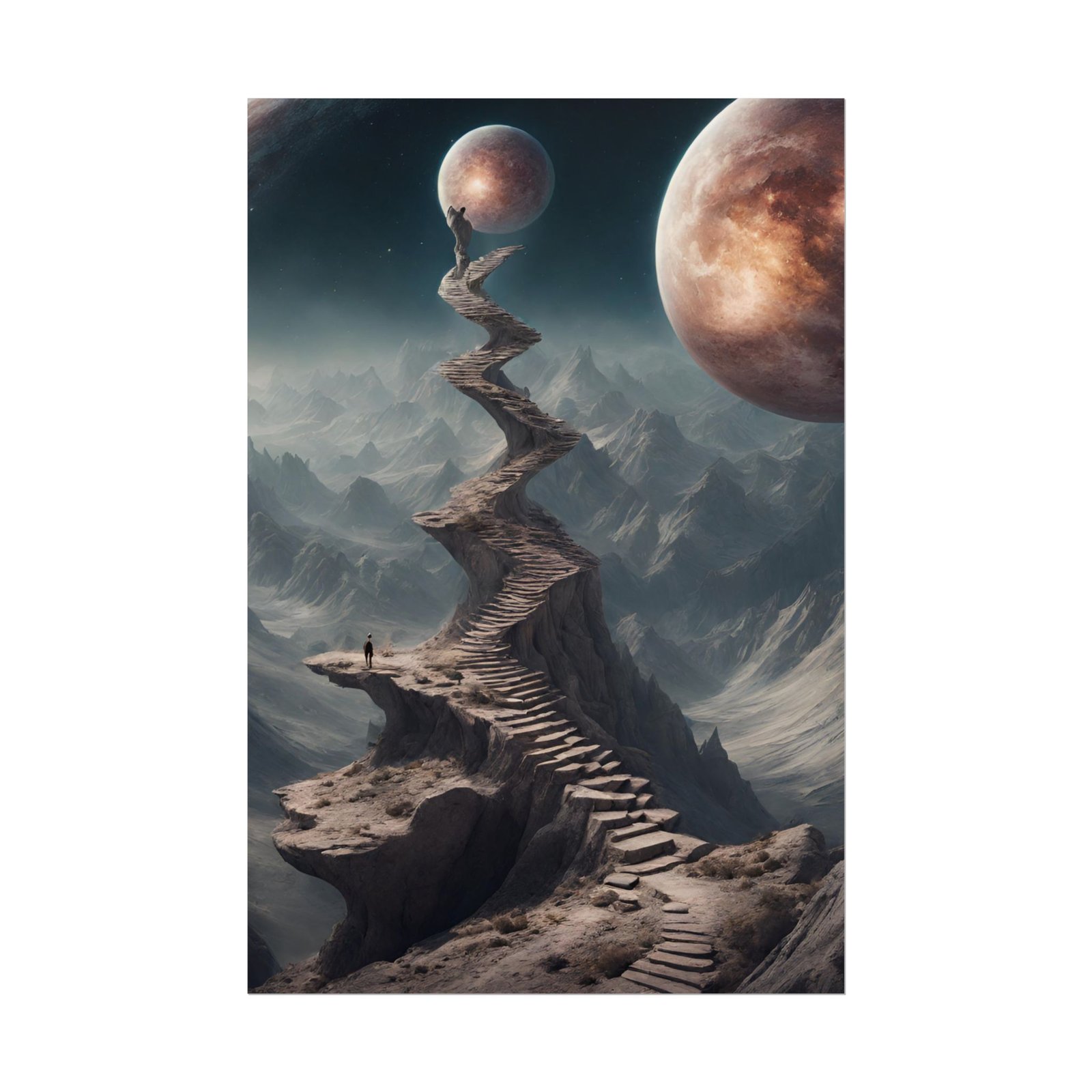 Inspirational Cosmic Journey Rolled Poster - Image 2