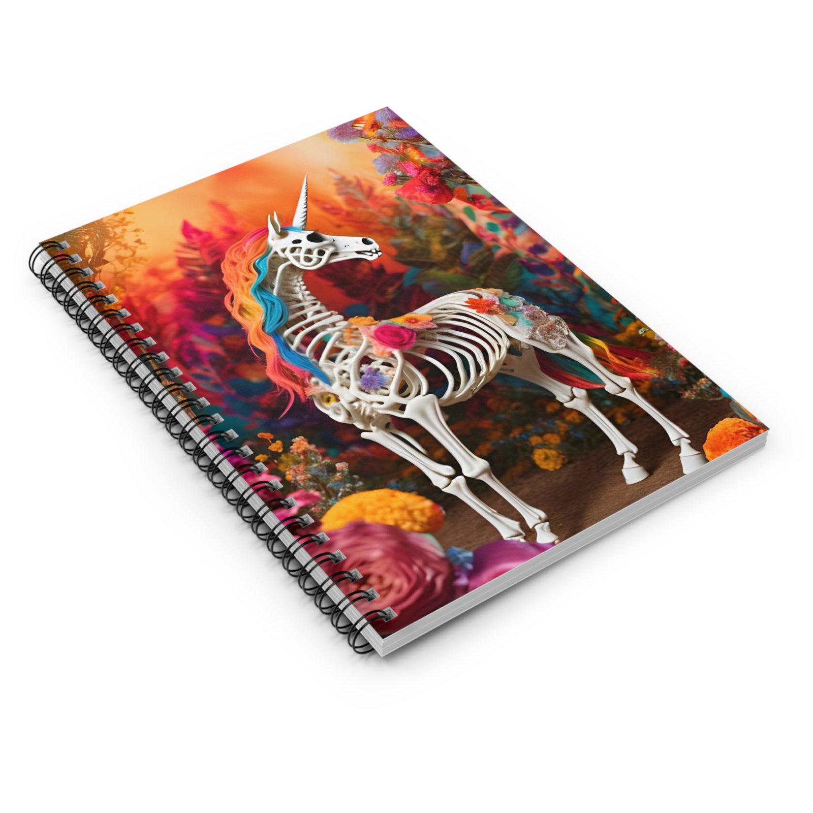 IS_4835 Whimsical Unicorn Spiral Notebook - Image 3