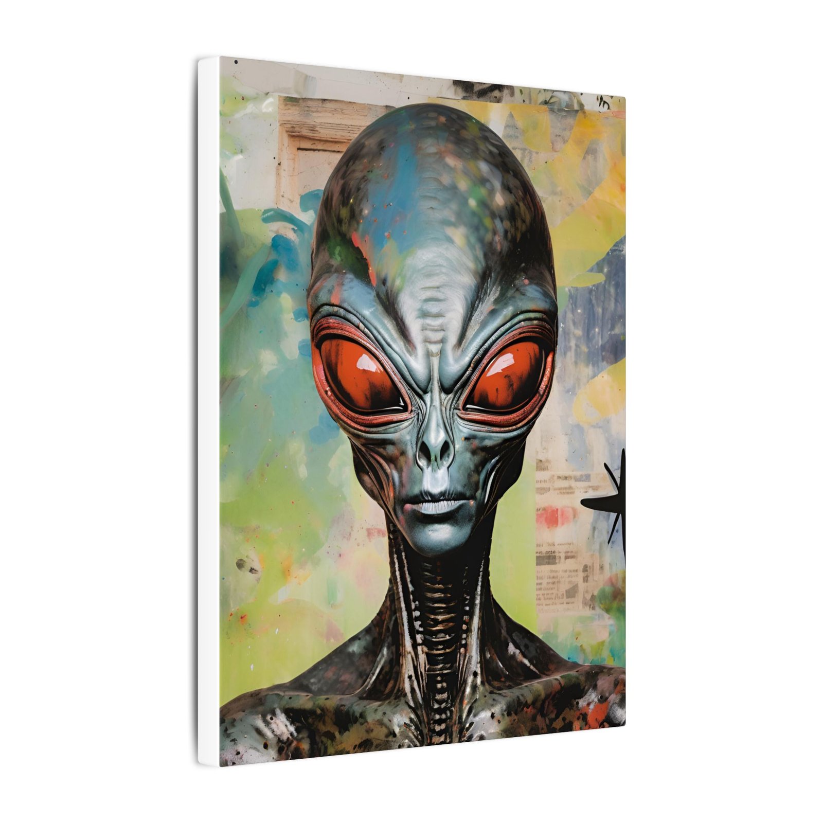 Eye-Catching Alien Matte Canvas 16x20" - Image 3