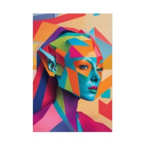 Alien Queen Cubism Rolled Posters IS_3408