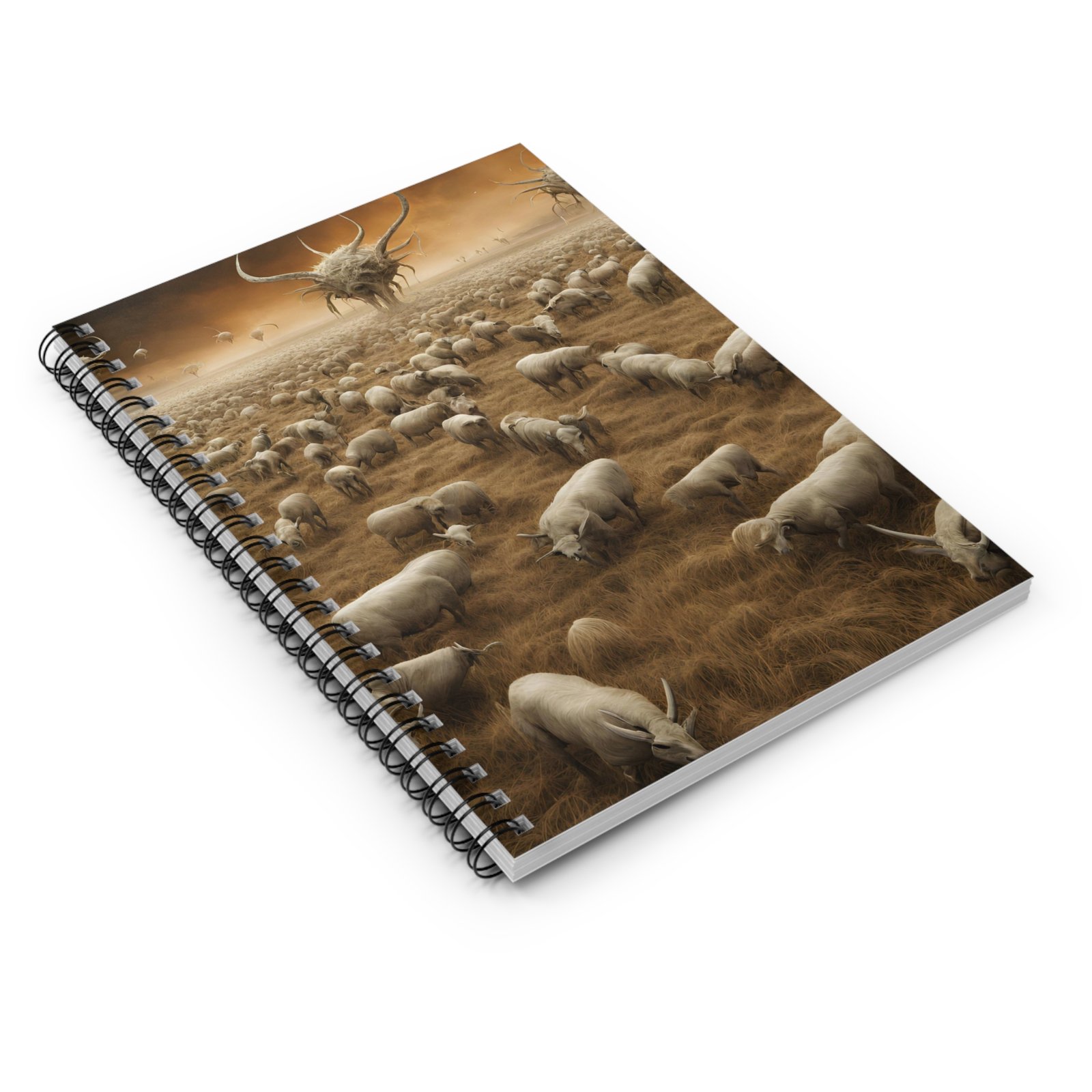 IS_0349 Surreal Farmland Spiral Notebook - Image 3