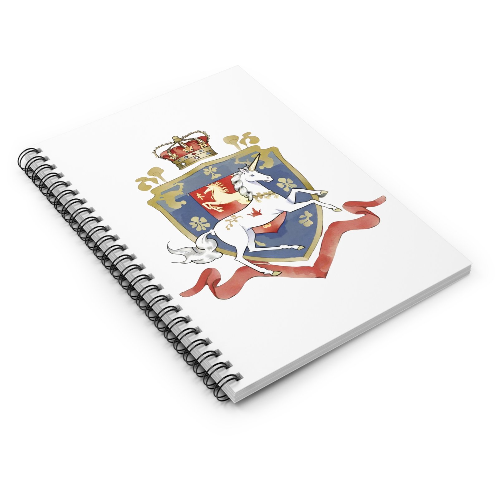 IS_1289 Unicorn Crest Spiral Notebook - Image 3