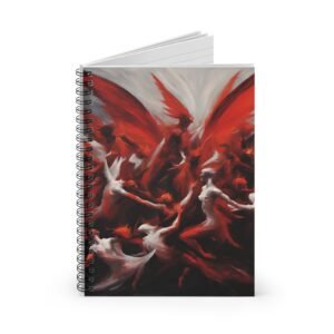 Expressionist Angels Dance Spiral Notebook IS_3879