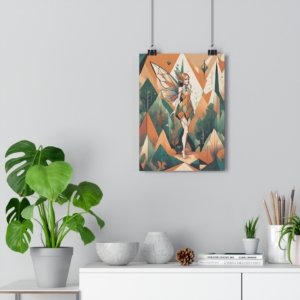 IS_1258 Geometrical Fairy Giclée Art Print