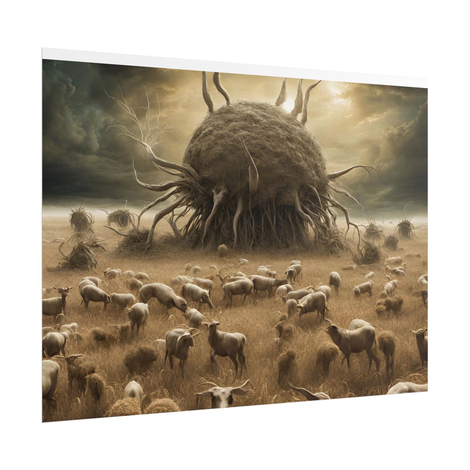 Surreal Mystical Nature Landscape Rolled Poster - Image 7