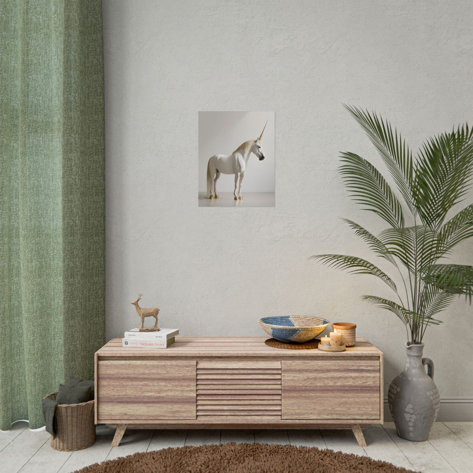 IS_4465 Majestic Unicorn Rolled Poster - Whimsical Home Decor - Image 16