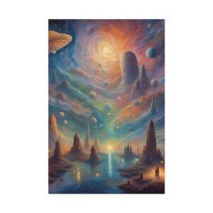 IS_0095 Cosmic Dreamscape Rolled Poster