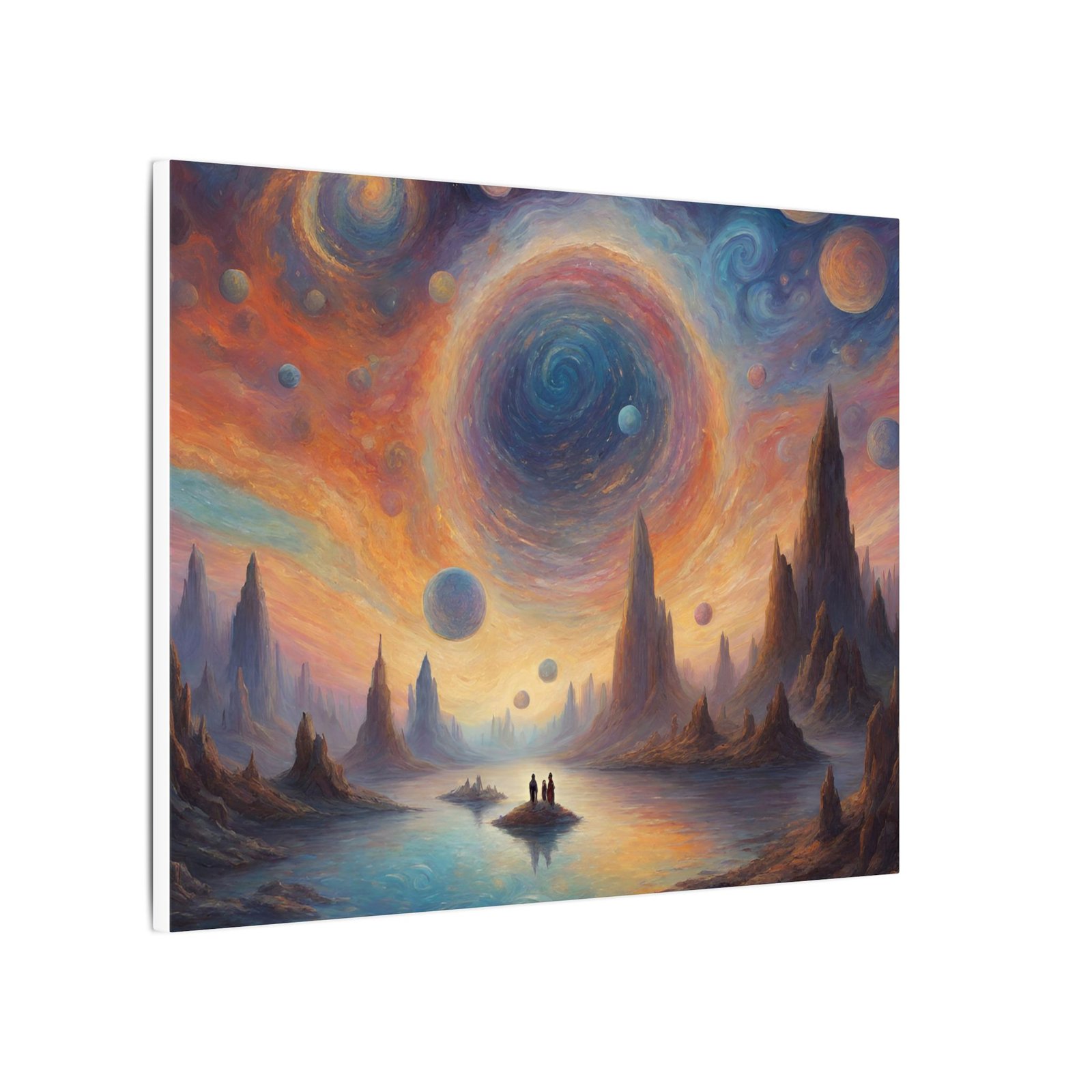 Stunning Space Landscape Matte Canvas 20x16" - Image 2