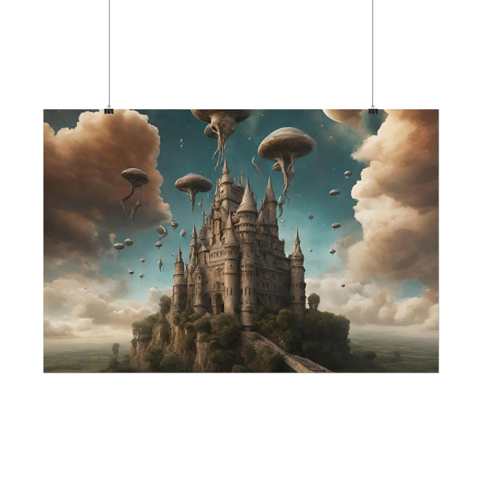 IS_0843 Fantasy Castle Rolled Poster - Image 6