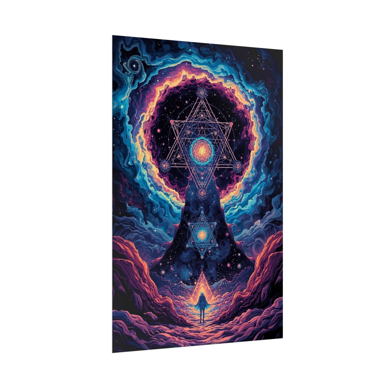 IS_6660 Mystic Journey Rolled Poster — Psychedelic Cosmic Wall Art - Image 3