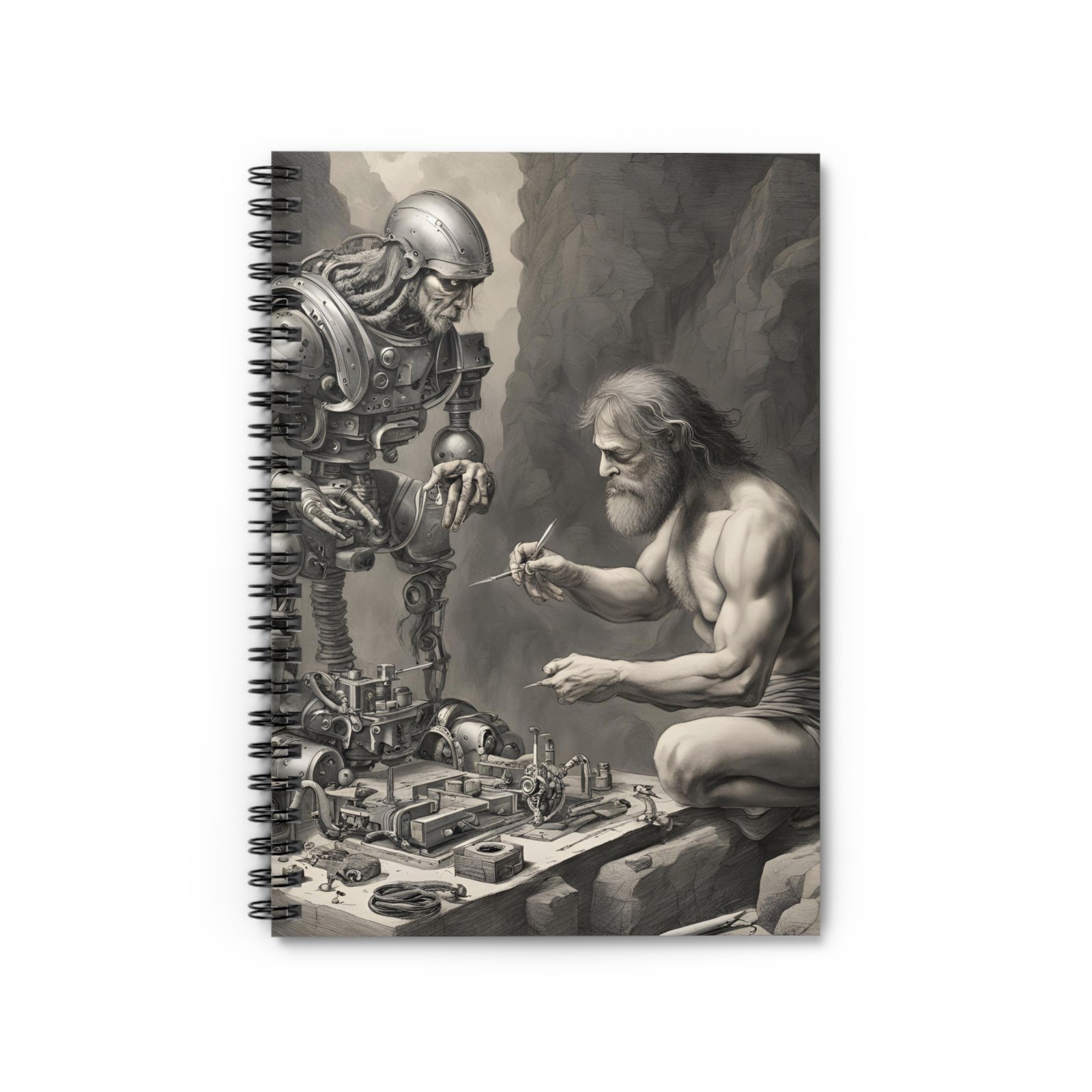 Man Made Spiral Notebook