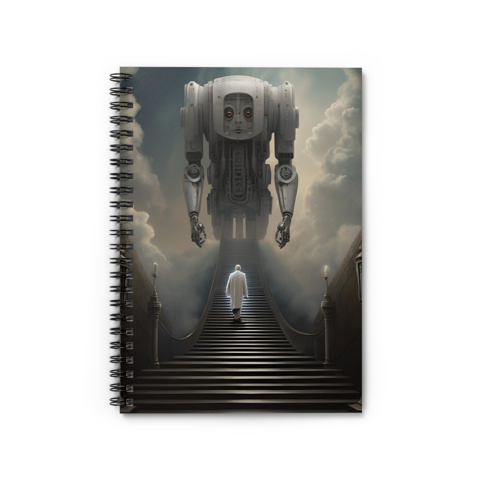 IS_3225 Robot Heaven Spiral Notebook - Image 2